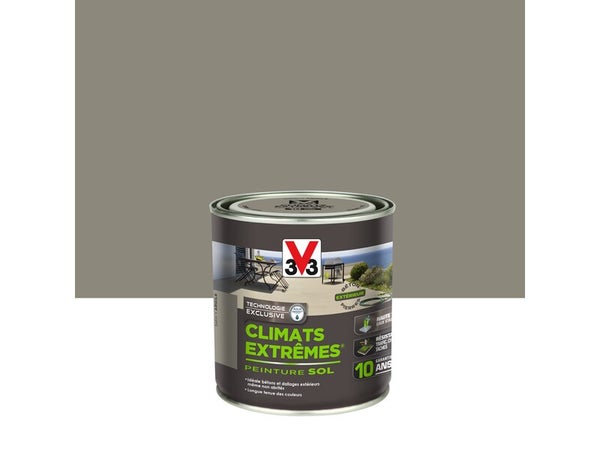 Peinture sol Climats extrêmes V33, argile satiné, 0.5L