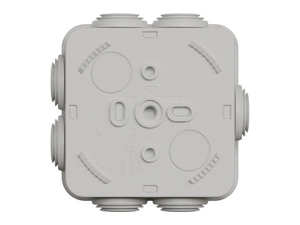 Boîte de dérivation carrée 7 entrées 80x80x45mm Mureva Box, SCHNEIDER ELECTRIC