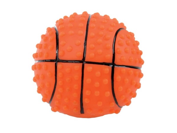 Jouet chien vinyl balle basket 7.6 cm