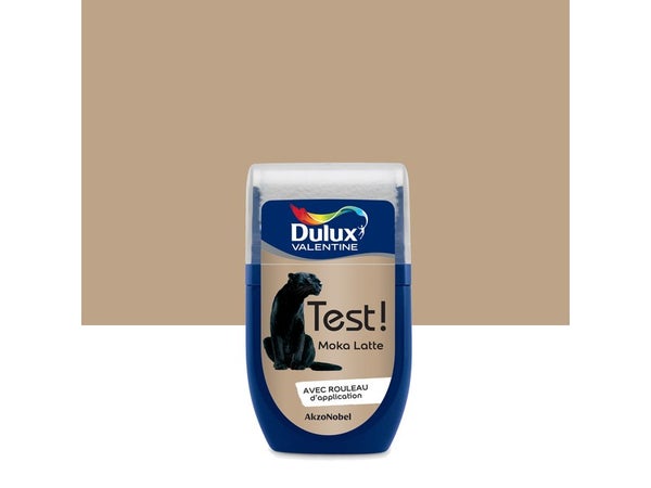 Testeur peinture mat, DULUX VALENTINE Crème de couleur, moka latte, 30 ml
