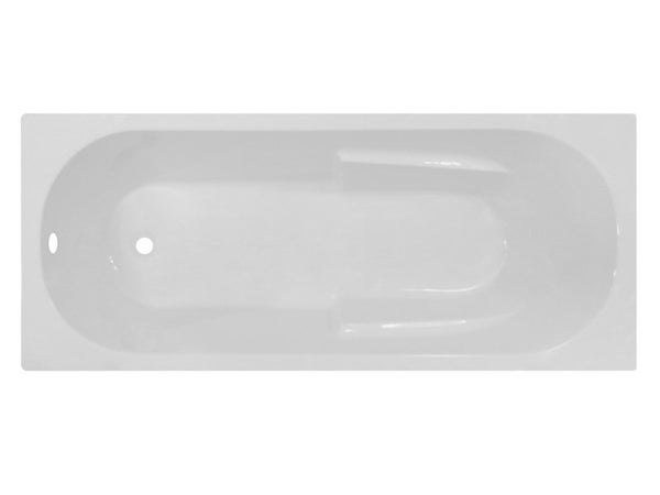 Baignoire rectangulaire, L.160x l.70 cm blanc, SENSEA Access confort