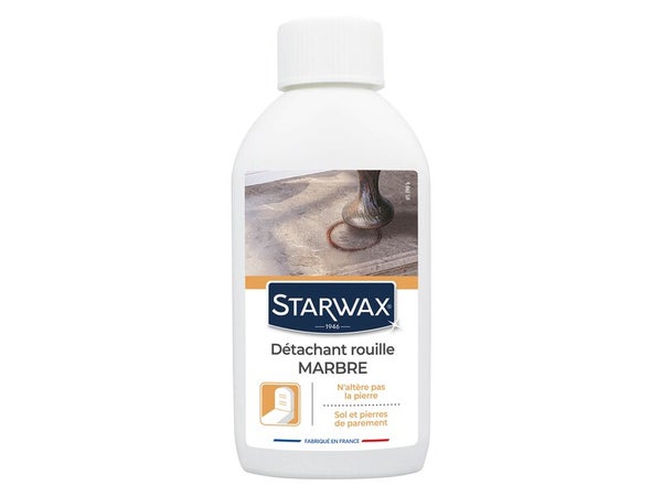 Détachant rouille marbre STARWAX, incolore liquide, 250 ml