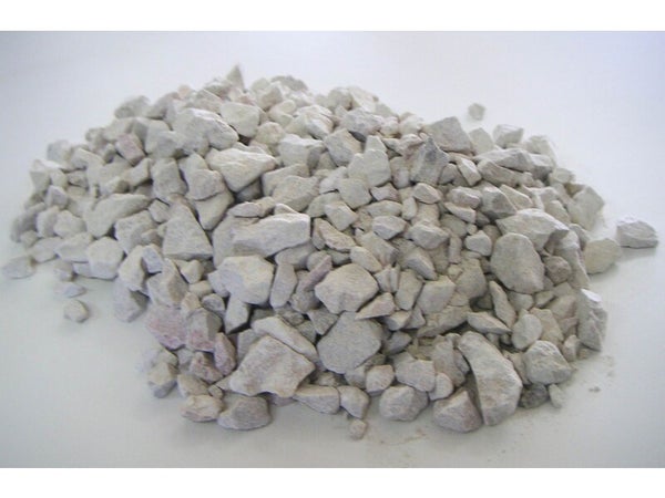 Graviers pierre naturelle Calcaire blanc pur, 6/16mm, 25 kg