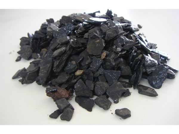 Pétales d'ardoise en pierre naturelle noir, SCHISTE, 10/30 mm 20 L