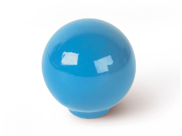 Bouton De Meuble Boule Bleu Abs H.29 X L.28 X P.28 Mm