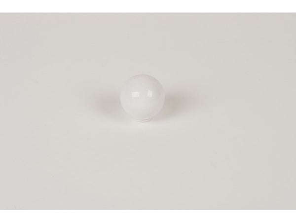 Bouton De Meuble Boule Blanc Abs H.29 X L.28 X P.28 Mm