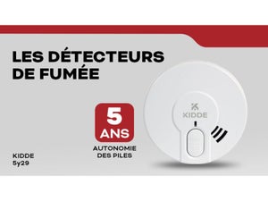 Detecteur de fumee KIDDE 5y29 nf, 5 ans