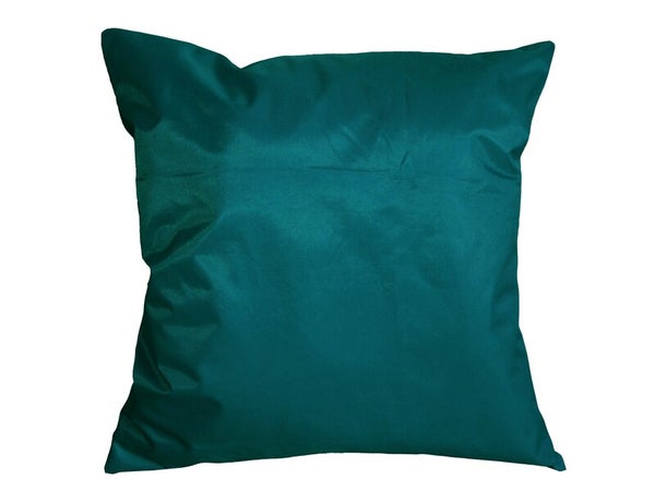 Coussin Déperlant, bleu canard l.60 x L.60 cm