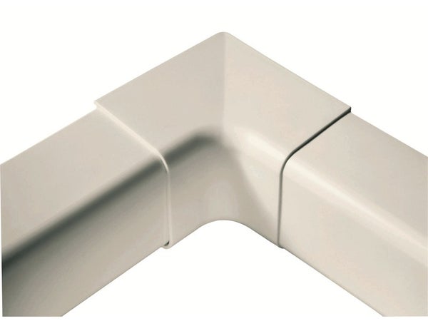 Angle intérieur pour goulotte à l'unité, ARTIPLASTIC, 110 x 75 mm, ivoire