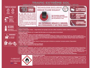 Peinture sol Trafic extrême V33, pierre satiné, 0.5 l