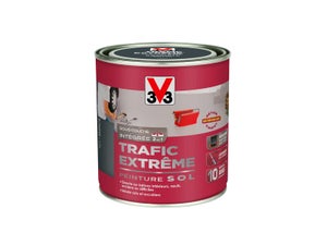 Peinture sol Trafic extrême V33, graphite satiné, 0.5 l