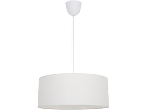 Suspension Sitia, 3 x E27, diamètre 48 cm, coton blanc INSPIRE