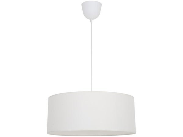 Suspension Sitia, 3 x E27, diamètre 48 cm, coton blanc INSPIRE