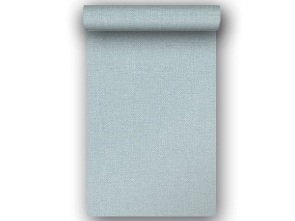 Papier peint intissé Textile mat INSPIRE bleu misty