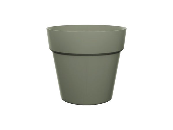 Pot polypropylène NATERIAL Diam.24.5 x H.21.5 cm vert olive