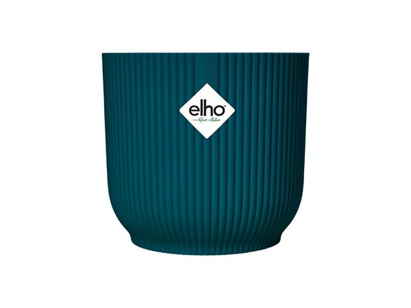 Cache-pot polypropylene ELHO Diam.16 x H.14.8 cm bleu clair