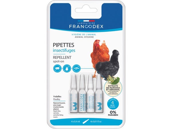 PIPETTES INSECTIFUGES VOLAILLES