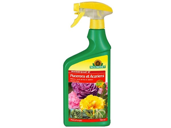 Traitement anti-pucerons et acariens pour plantes d'ornement, 750 ml