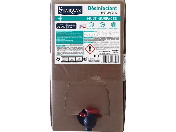 Désinfectant nettoyant multi-surfaces STARWAX 10L