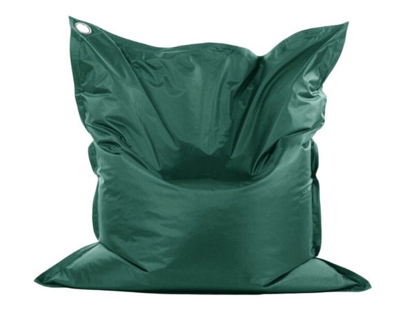 Pouf de sol rectangulaire 140 x 180 cm IN&OUT COTTON WOOD--Vert Emeraude