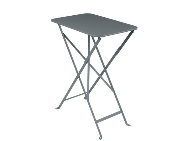 Table pliante FERMOB Bistro, 37 x 57 cm, gris orage