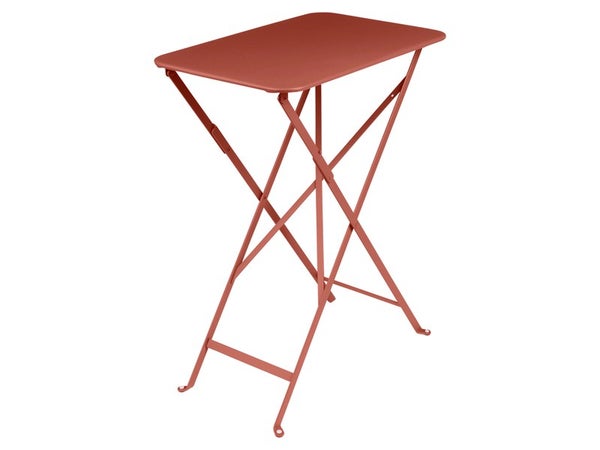 Table pliante FERMOB Bistro, 37 x 57 cm, ocre rouge