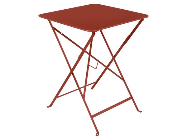 Table de repas, FERMOB, 57 x 57 cm, ocre rouge
