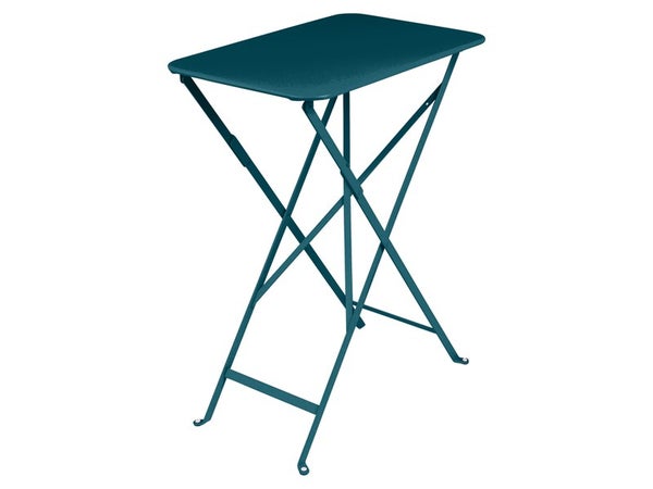 Table pliante, FERMOB Bistro, 37 x 57 cm, bleu acapulco