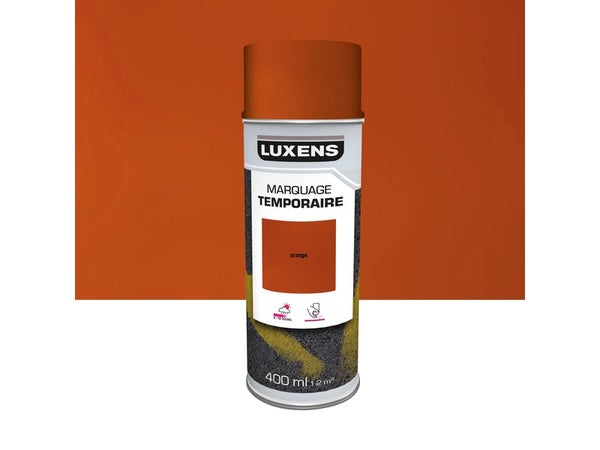 Aérosol de marquage LUXENS orange mat 400 ml