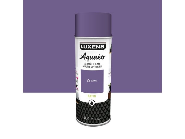 Peinture aerosol LUXENS elixir 3 satine 400 ml