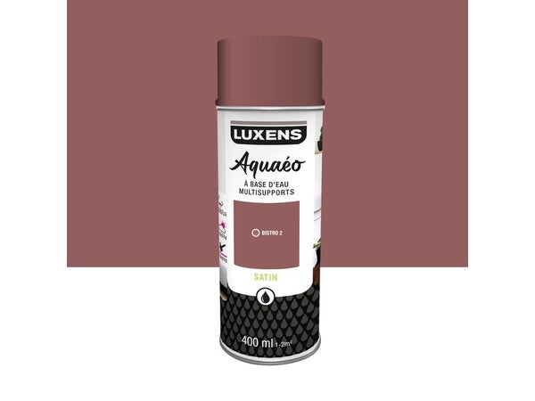 Peinture aerosol LUXENS bistro 2 satine 400 ml