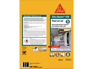 Mousse expansive multi usages <0,1% iso Sika Boom 128 blc 750 ml