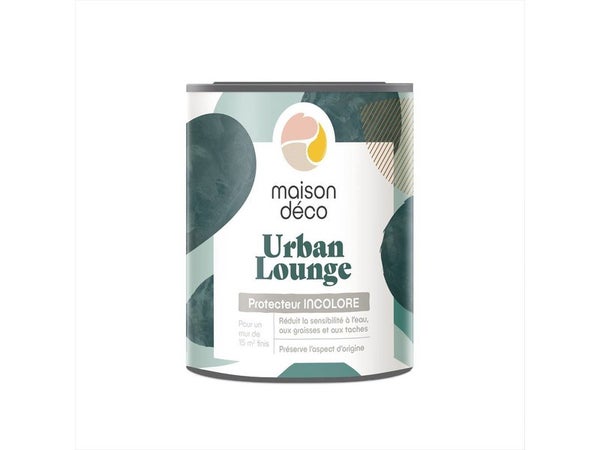 Protecteur Urban lounge, MAISON DECO, protecteur incolore satiné, 1 l