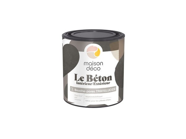Bouche-pores Le Béton intérieur et extérieur, MAISON DECO, 0.5 L incolore