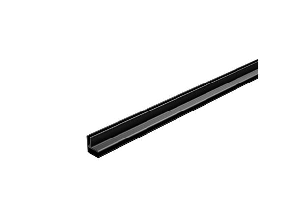 Profile d'angle double en aluminium noir, L. 2m60 DUMAPLAST