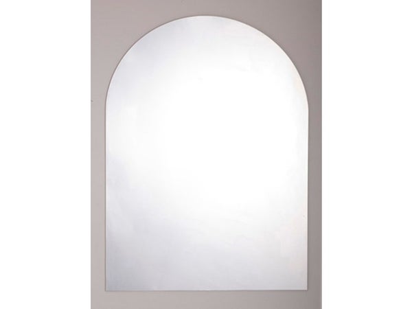 Miroir bords polis arche 80x50 cm