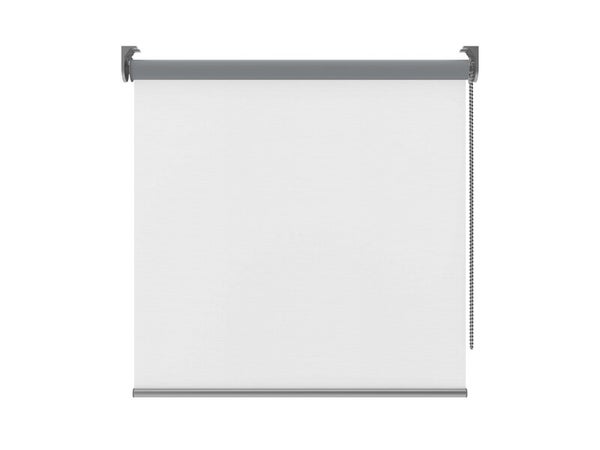 Store enrouleur Reflexe blanc, l.40 x H.160 cm, DECOSOL DELUXE