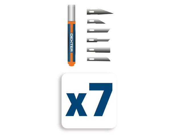 NT Cutter Lames De Précision 9mm 30 Degrés - Lot De 10 Lames BAD-21P - Ultra-Tranchantes Pour Découpe Fine