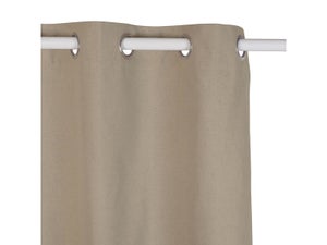 Rideau occultant, Miami, beige H.280 x l.140 cm INSPIRE