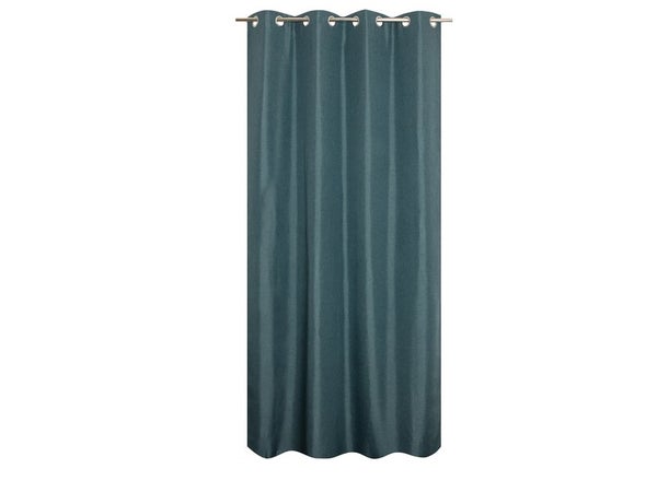 Rideau thermique, Chambray vert l.135 x H.240 cm