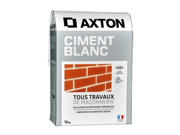Ciment blanc AXTON, 10kg