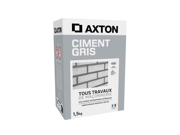 Ciment gris AXTON, 1.5kg