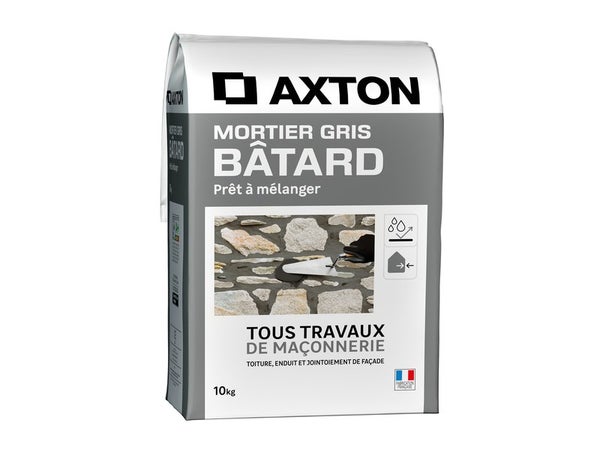 Mortier batard gris AXTON, 5kg