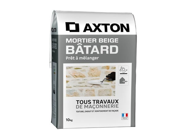 Mortier batard beige AXTON, 5 kg