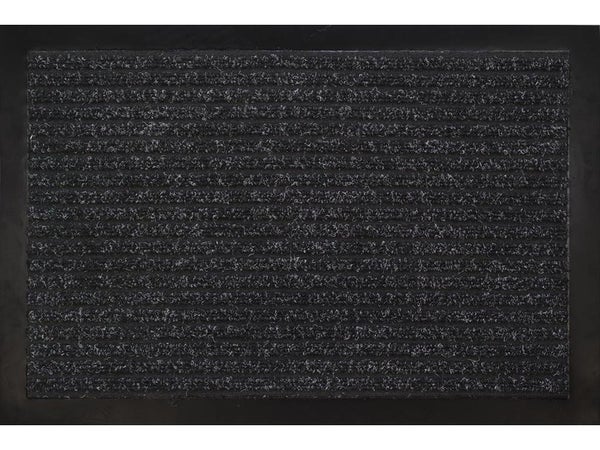 Tapis d'entree plastique noir l.80 cm x L.120 cm, Gaillac8012020