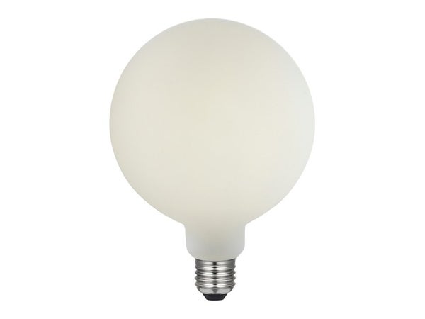 Ampoule décorative led opaque globe 150 mm E27 600 Lm = 7 W blanc chaud, XXCELL