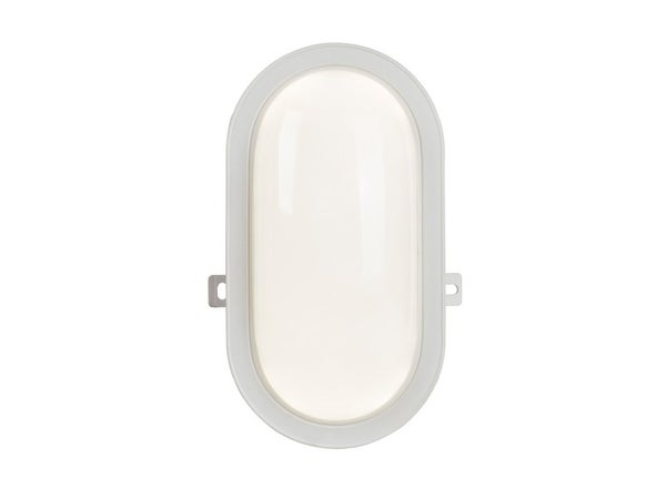 Hublot extérieur LED intégrée oval H.20 cm 1320 Lm blanc