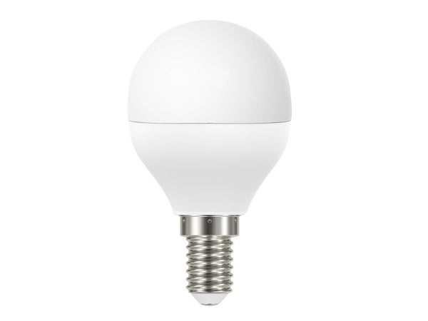 Ampoule led connectée sphérique E14, 40W, variation blanc & couleur, LEXMAN ENKI
