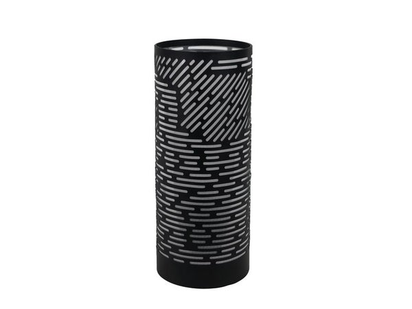 Lampe, E27 design métal noir mat baladeuse, INSPIRE SLOTS, H. 30cm