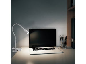 Lampe de bureau  INSPIRE LED Gao, aluminium, argent,  H.35 cm